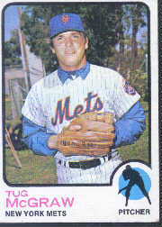 1973 Topps Baseball Cards      030      Tug McGraw